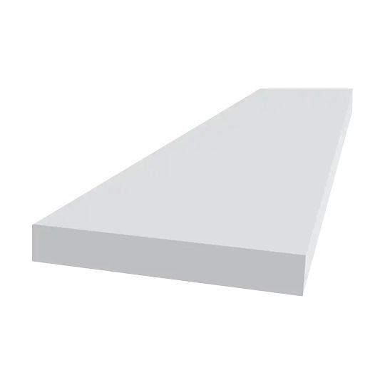 Royal Building Products 1" x 2" x 18' PVC Trim Board - Smooth/Smooth