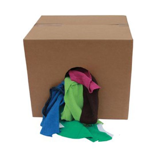 C&R Manufacturing Box of Cotton Rags - 25 Lbs.