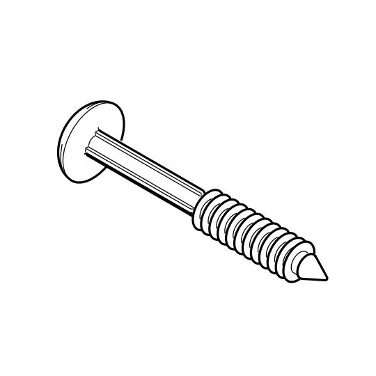Mastic Shutter Fastener - Package of 12 — ACOSHUTTRPLUGPE
