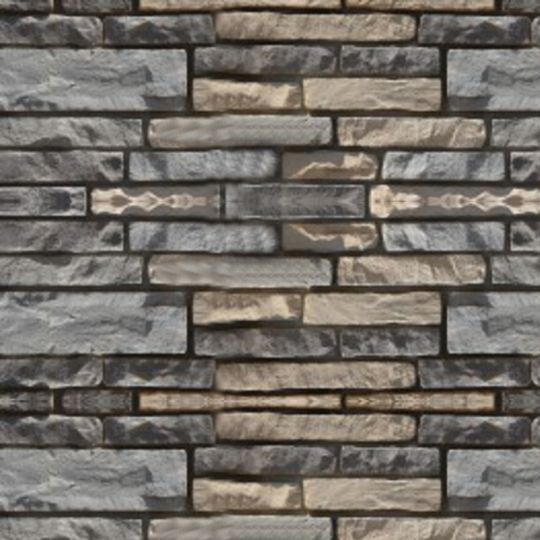 Quarry Ridge Stone Ledgestone Flat - 10 Sq. Ft. Box — QRILSFDE10SF