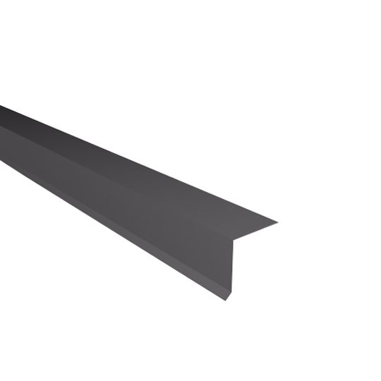 Able Sheet Metal 28 Gauge x 2" x 2" Nosing Grip — ABMNOS2228CH