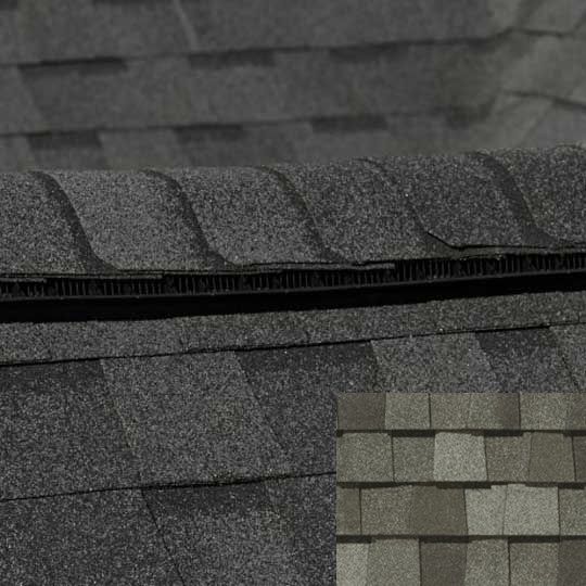 CertainTeed Roofing Shadow Ridge ClimateFlex Ridge Shingles — Hip & Ridge Shingles — CTRNGHRSHGR