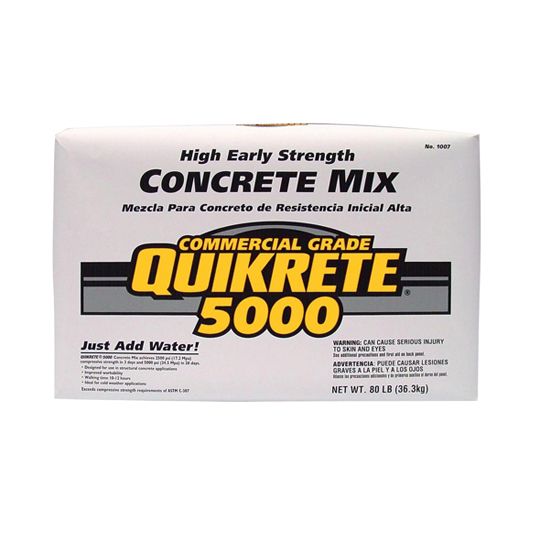Quikrete 5000 Concrete Mix - 80 Lb. Bag