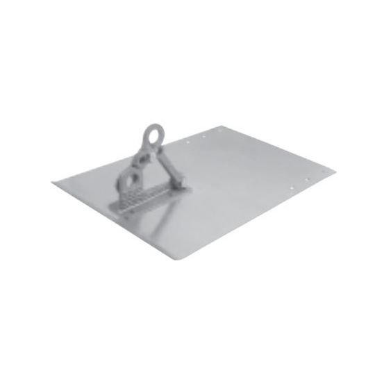 Berger Building Products #121 x 10" x 14" Mullane Fitrite Protector Galvanized Fence Bracket for 2 Pipes