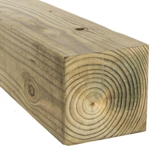 Quality Wholesale Building 6" x 6" x 20' Treated Spruce