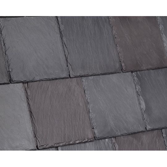 Davinci Roofscapes Bellaforte Slate Transition Tile - 10 Lin. Ft. Bundle — Slate Roofing — DAVBELSLTREU