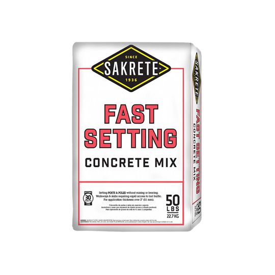 TCC Materials Sakrete Fast-Setting Concrete Mix - 50 Lb. Bag
