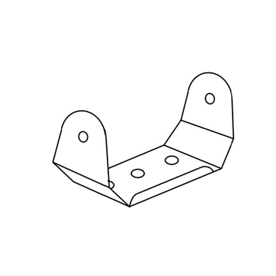 Mastic Downspout Clip for 2" x 3" Downspout — ACORTA2J0