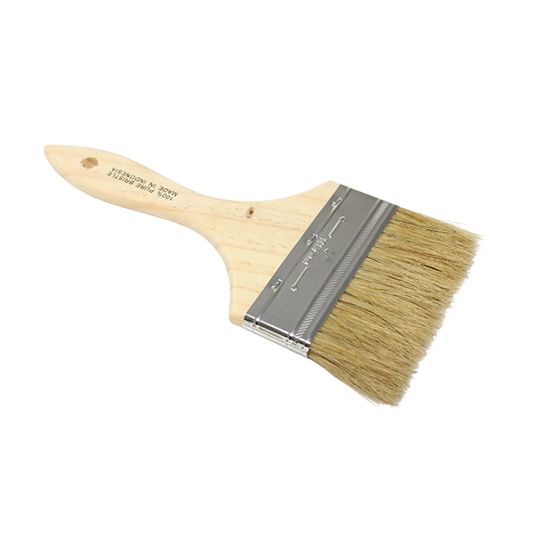 The Brush Man 4" Paint/Chip Brush with White China Bristle — TBM4CB