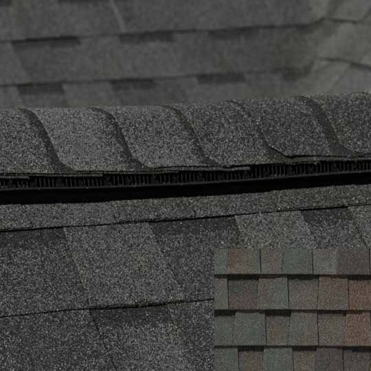 CertainTeed Roofing Shadow Ridge ClimateFlex Ridge Shingles — Hip & Ridge Shingles — CTRNGHRSHHB
