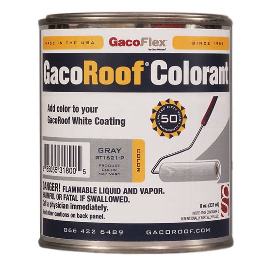 Gaco Western GacoRoof Colorant - 8 Oz. Jar — Adhesives, Caulks & Sealants — GACRC8GY