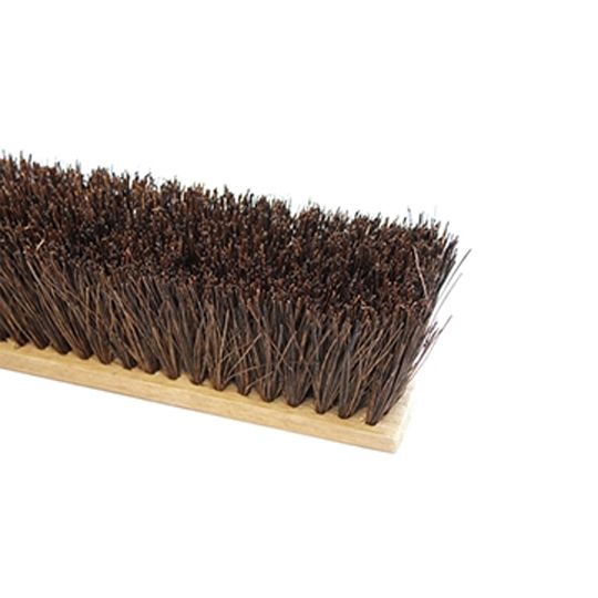 The Brush Man 24" Roofers Felt Broom Oil-Treated Palmyra Hardwood Block (No Brace)