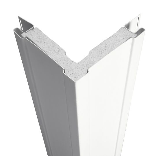 CertainTeed Siding 3/4" x 20' Traditional SuperCorner with Foam Insert - Matte Finish — CERSCTRCW