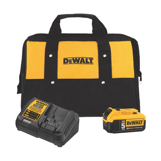 DeWalt 20V Max Battery Charger Kit (5 Ah)
