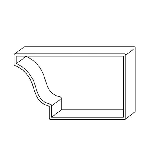 Klauer Manufacturing Company 6" Classic Steel Left End Cap