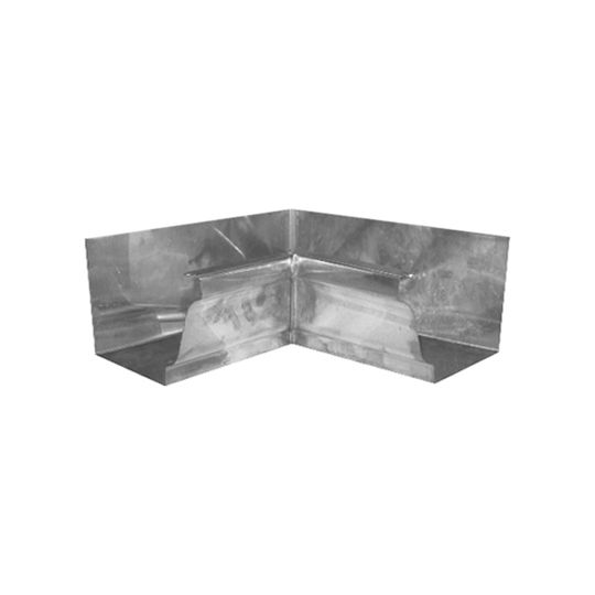 Berger Building Products 16 Oz. 6" Half Round Outside FreedomGray Copper 90° Mitre