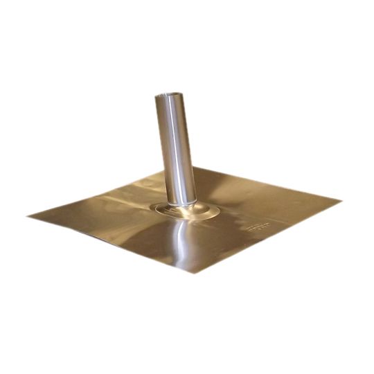 Verde Industries 1-1/2" Aluminum Pipe Flashing