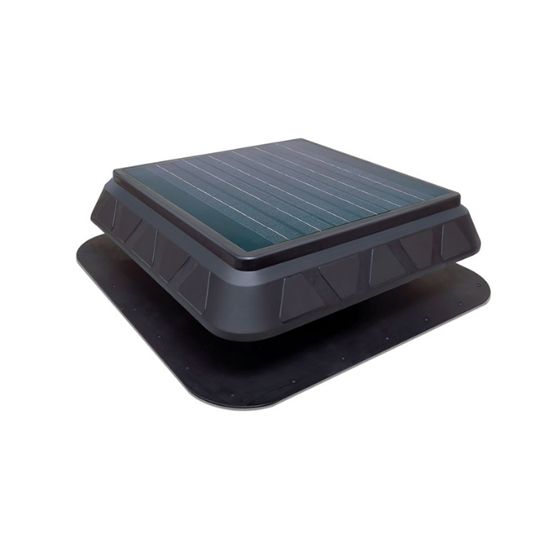 GAF MasterFlow Green Machine High-Power Solar Roof Vent - 750 Cfm — GAF18PRSOLR2