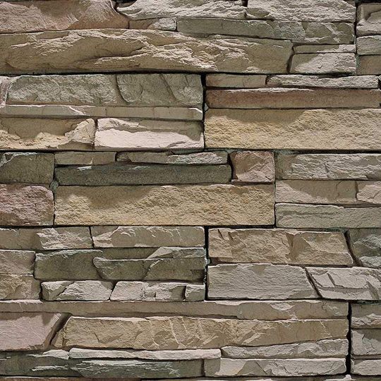 Eldorado Stone Stacked Stone Flat Stone - 100 Sq. Ft. Box — ELDSSF0003BB