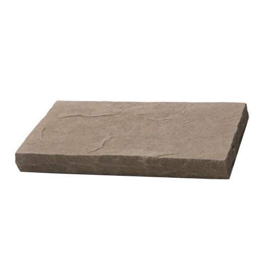 Cultured Stone 12" x 20" Flat Textured Capstone — BORFC12TP