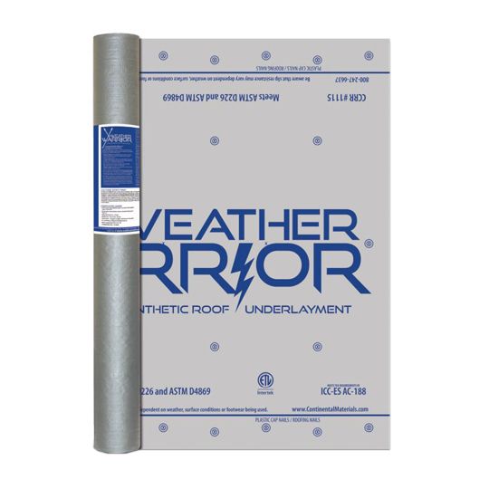 Continental Materials 48" x 125' X-Weather Warrior Synthetic Roof Underlayment - 5 Sq. Roll