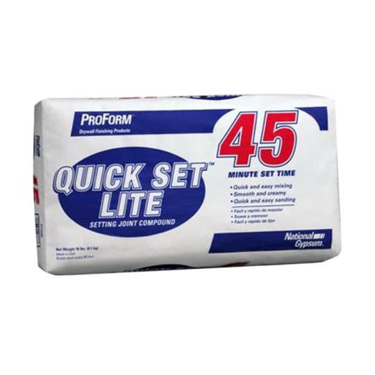 National Gypsum ProForm Quick Set Lite 45 Setting Compound - 18 Lb. Bag