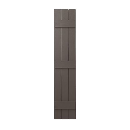 Mastic 11" x 67" Board & Batten Standard 3-Board Shutters - Closed Style — ACOVIN3C116759