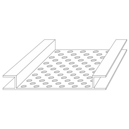 Tamlyn 1/4" x 8' Snapvent Continuous Soffit Vent