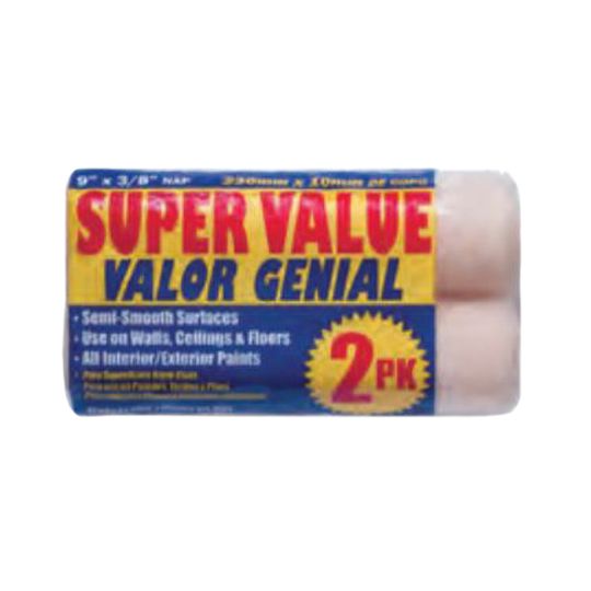Premier Paint Roller 9" Two-Pack Roller Cover with 3/8" Nap
