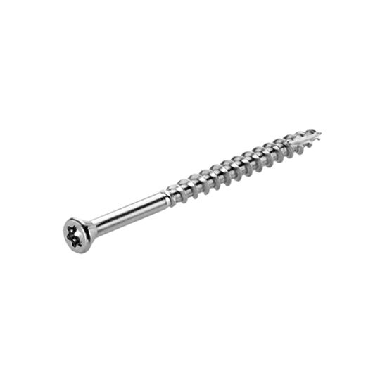 Starborn Industries #8 x 2-1/2" Deckfast 316 Stainless Steel T-20 Trim Head Screw - Pail of 2,500