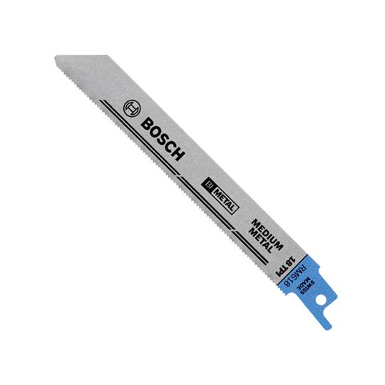 Bosch 6" 18 Tpi Metal Reciprocating Saw Blades - Package of 25