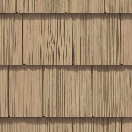 CertainTeed Siding Cedar Impressions Double 7" Straight Edge Rough-Split Polymer Shake Siding — CERCID7RSBU