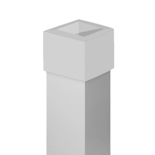 Fypon Molded Millwork 10" x 96" ProSelect Plain Flat Panel Square Column Wrap