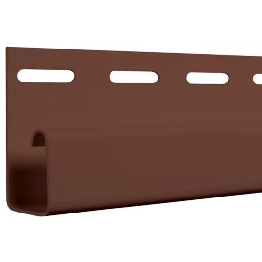 CertainTeed Siding 1/2" Pocket J-Channel - Matte Finish — CERJ12BRS1