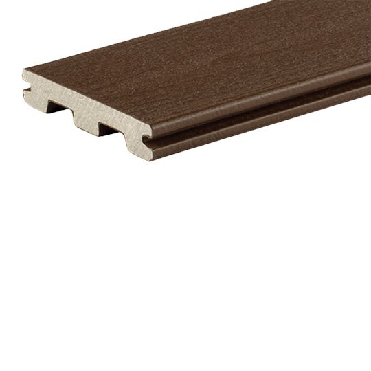 TimberTech 1" x 6" x 12' Terrain Grooved Scalloped Decking Board — AZKDGVS1612RE