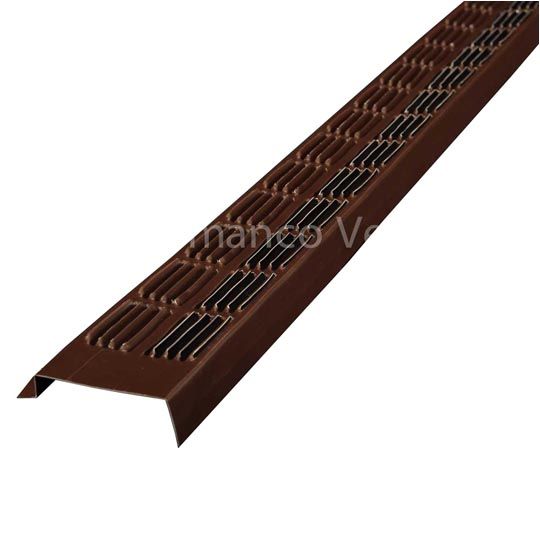 Lomanco 8' Model-190 Continuous Soffit Vent — Roofing Accessories — LOM190BR