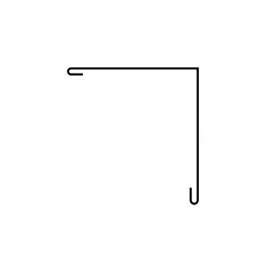ASC Building Products 22 Gauge x 3" x 3" OC2 IronOx Universal Outside Corner Flashing