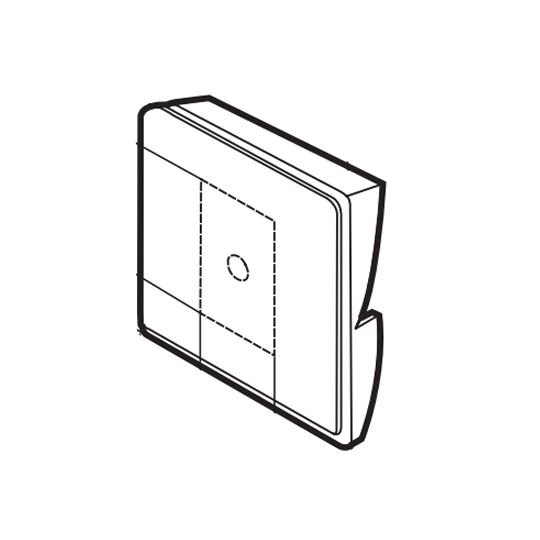 Mastic Square Surface Mount for Dutch Lap Siding — ACOEZBLK070IF