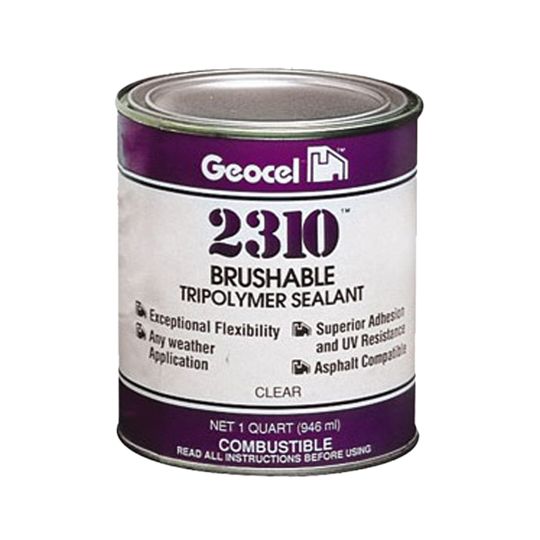 Geocel 2310 Tripolymer Brushable Repair Coating - 1 Quart Can