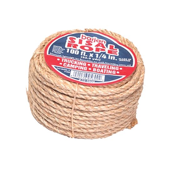 The Brush Man 1/4" x 100' Sisal Rope