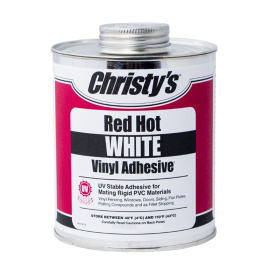 Steel & Wire Christy's Red Hot Vinyl Adhesive - 8 Oz. Can