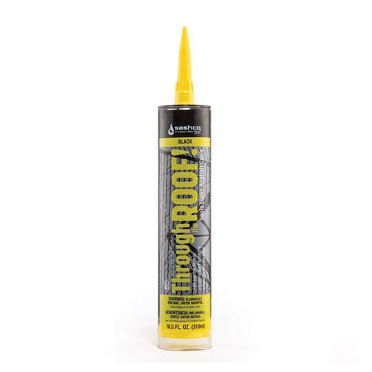 Sashco Through the Roof! Sealant - 10.5 Oz. Cartridge — Adhesives, Caulks & Sealants — SASTTR105TUBEBL