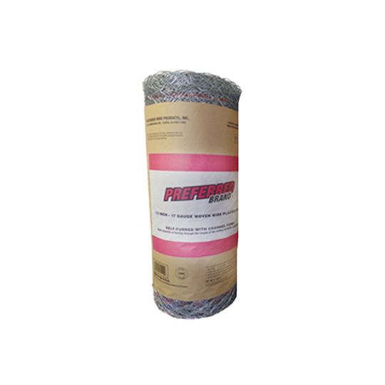 Preferred Wire Products 20 Gauge 37" x 150' Galvanized Self-Furred Stucco Netting