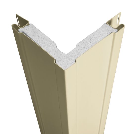 CertainTeed Siding 3/4" x 20' Traditional SuperCorner with Foam Insert - Matte Finish — CERSCTRDT