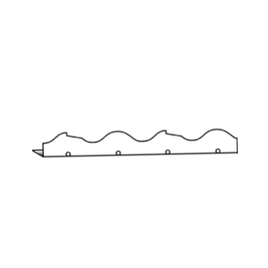 Dan's Custom Metal Estate S Eave Closure — Roofing Accessories — DCMESECWH
