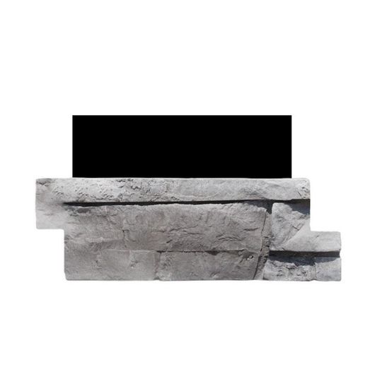 Silvermine Stone Sis 18"Pillar Stn Evening Gray