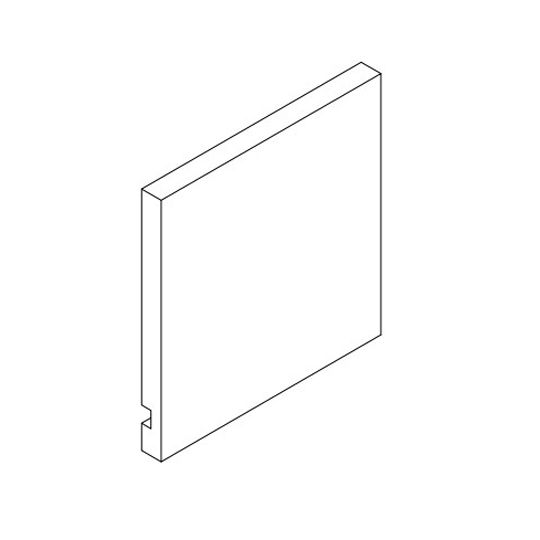 Wausau Supply 8" x 16' Diamond Kote Plowed Fascia