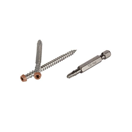 Azek 2-1/2" TOPLoc Color-Matched Decking Screws - Box of 350 — OLYAZTLAPDS100LT
