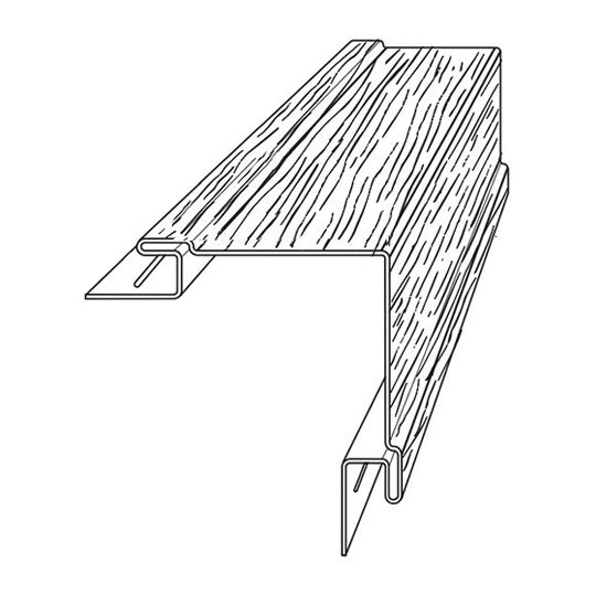 Variform By PlyGem 4" x 3/4" Outside Corner Post — VAR40020113