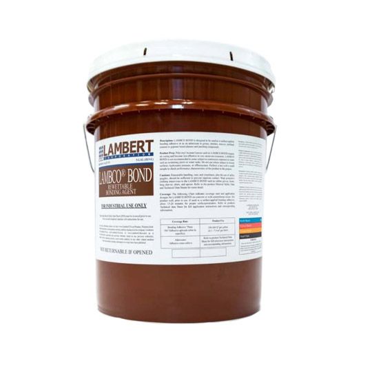 Lambert Corporation Lambco Bond Latex Adhesive - 5 Gallon Pail — Adhesives, Caulks & Sealants — LBCLB5GBL